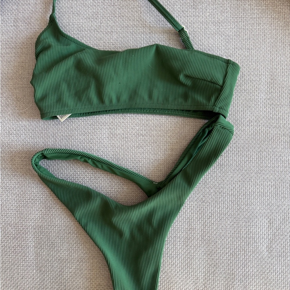barely used Zulu & Zephyr Green Bikini